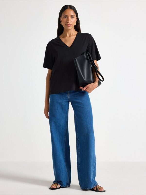T-shirt with v-neck - 3005988-80