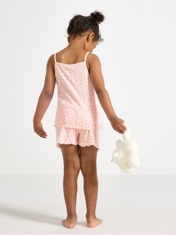 Pyjama set in pointelle - 3006028-7491