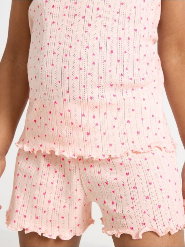 Pyjama set in pointelle - 3006028-7491