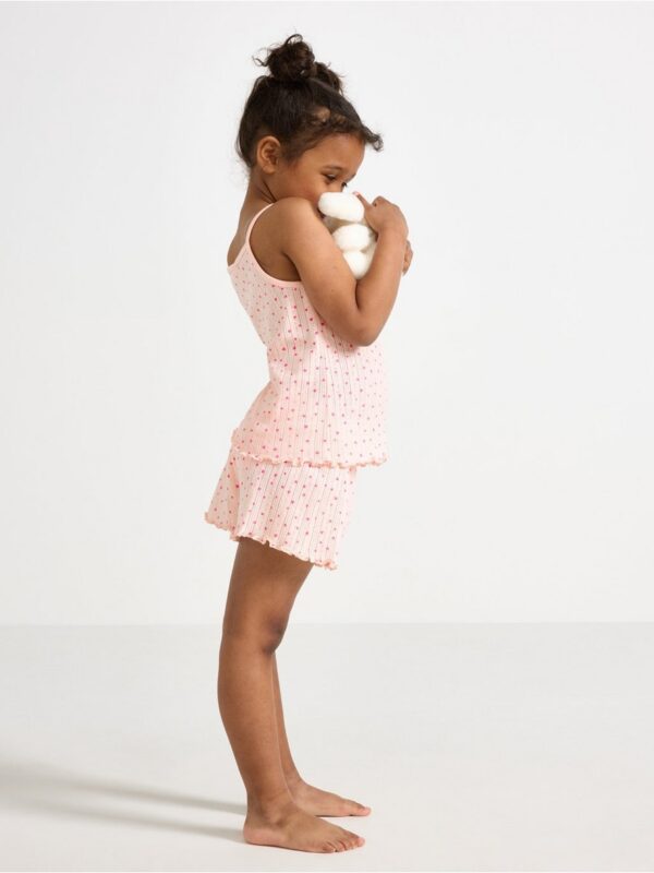 Pyjama set in pointelle - 3006028-7491