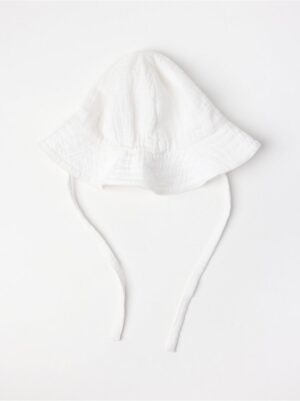 Sun hat in cotton gauze - 3006055-325