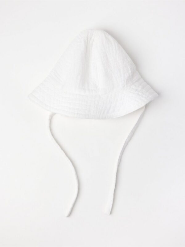 Sun hat in cotton gauze - 3006055-325
