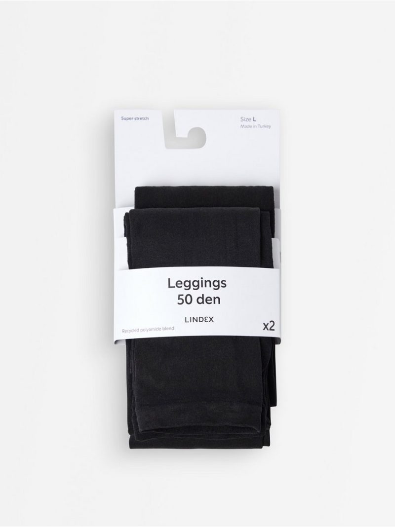2-pack  leggings  50 denier - 3006073-80