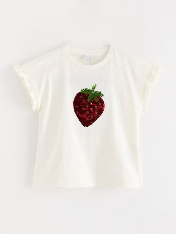 Top with sequins - 3006094-325