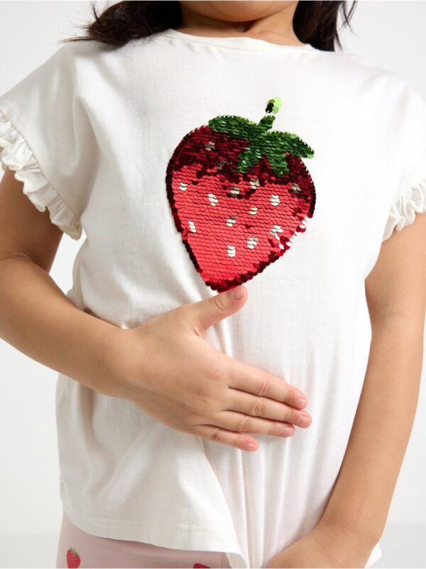 Top with sequins - 3006094-325
