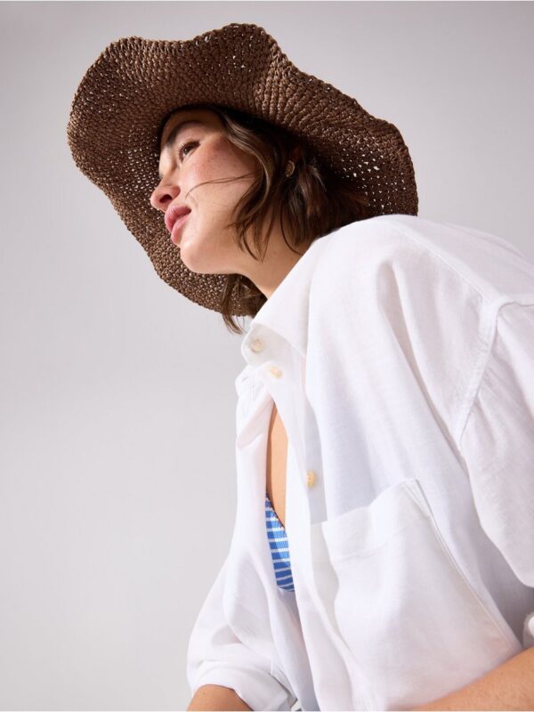 Straw hat - 3006119-250