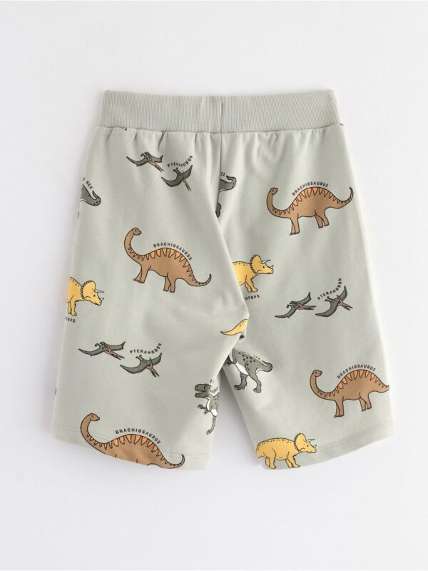 Patterned jersey shorts - 3006149-8884