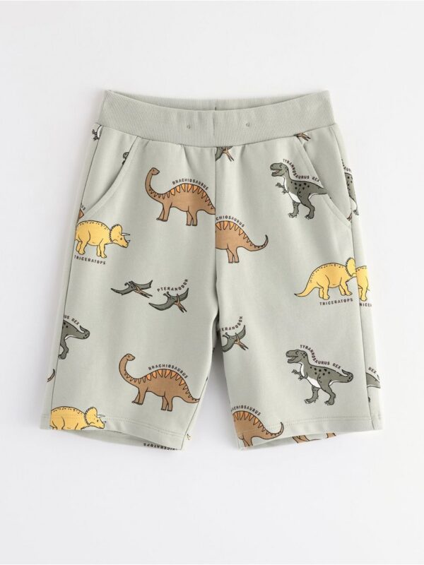 Patterned jersey shorts - 3006149-8884