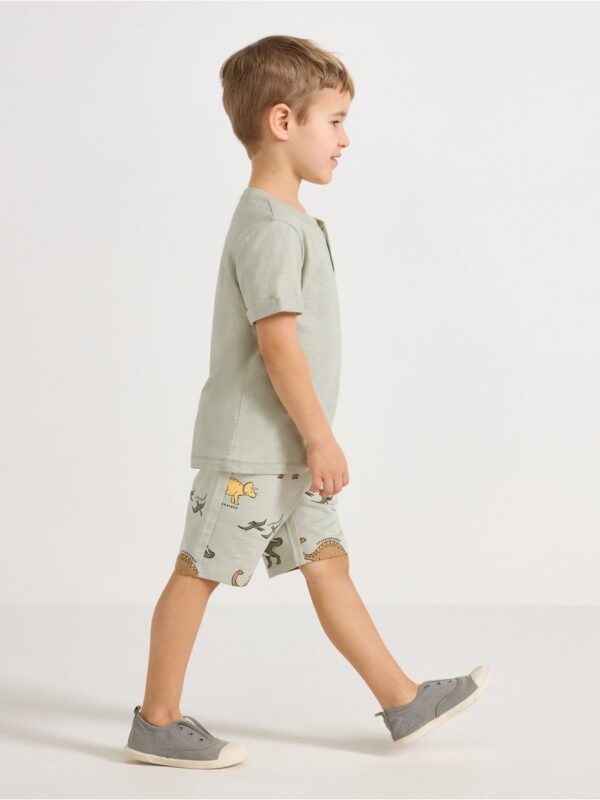 Patterned jersey shorts - 3006149-8884