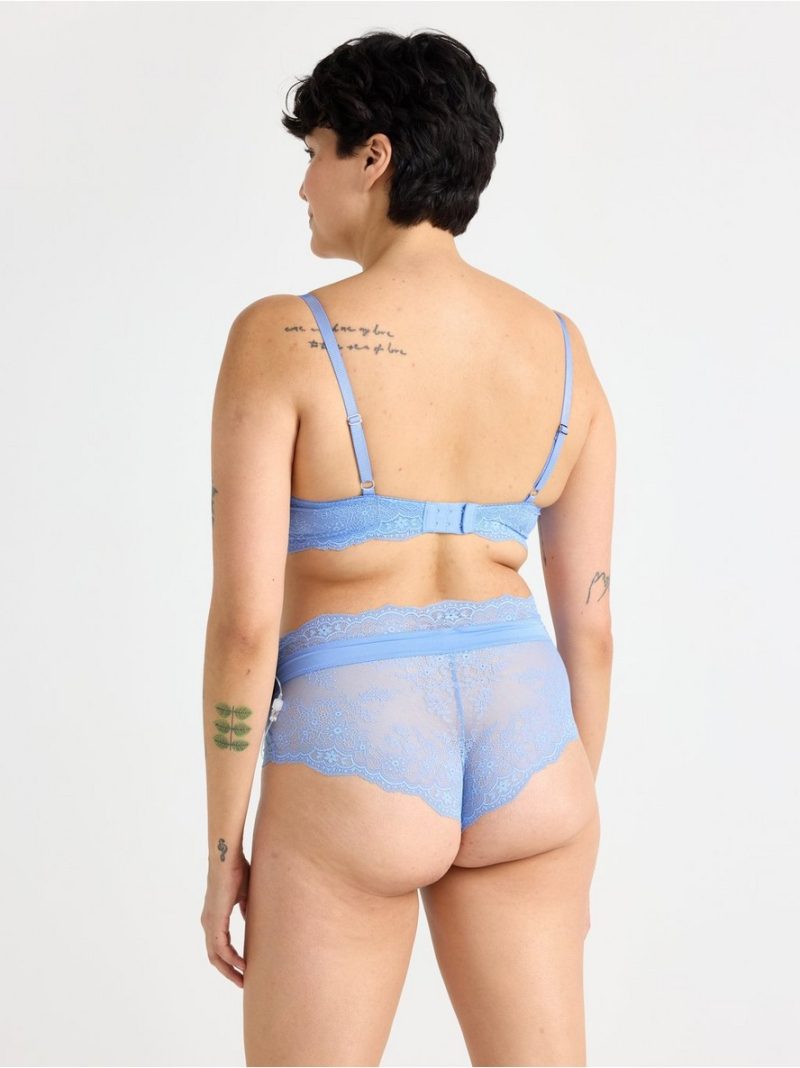 Brazilian briefs with lace - 3006170-7859