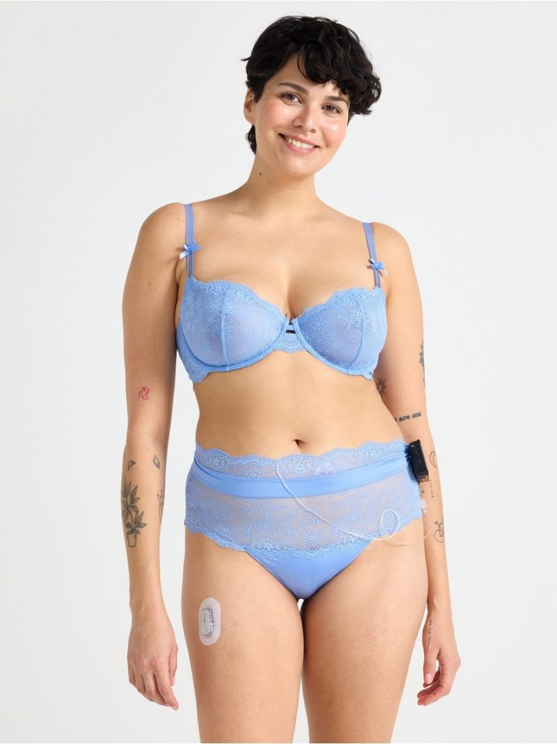 Brazilian briefs with lace - 3006170-7859