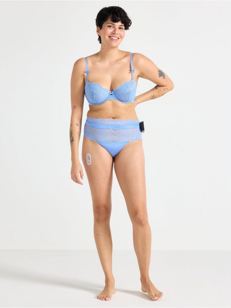 Brazilian briefs with lace - 3006170-7859