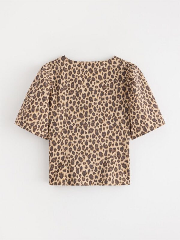 Blouse with wrap design - 3006238-8592