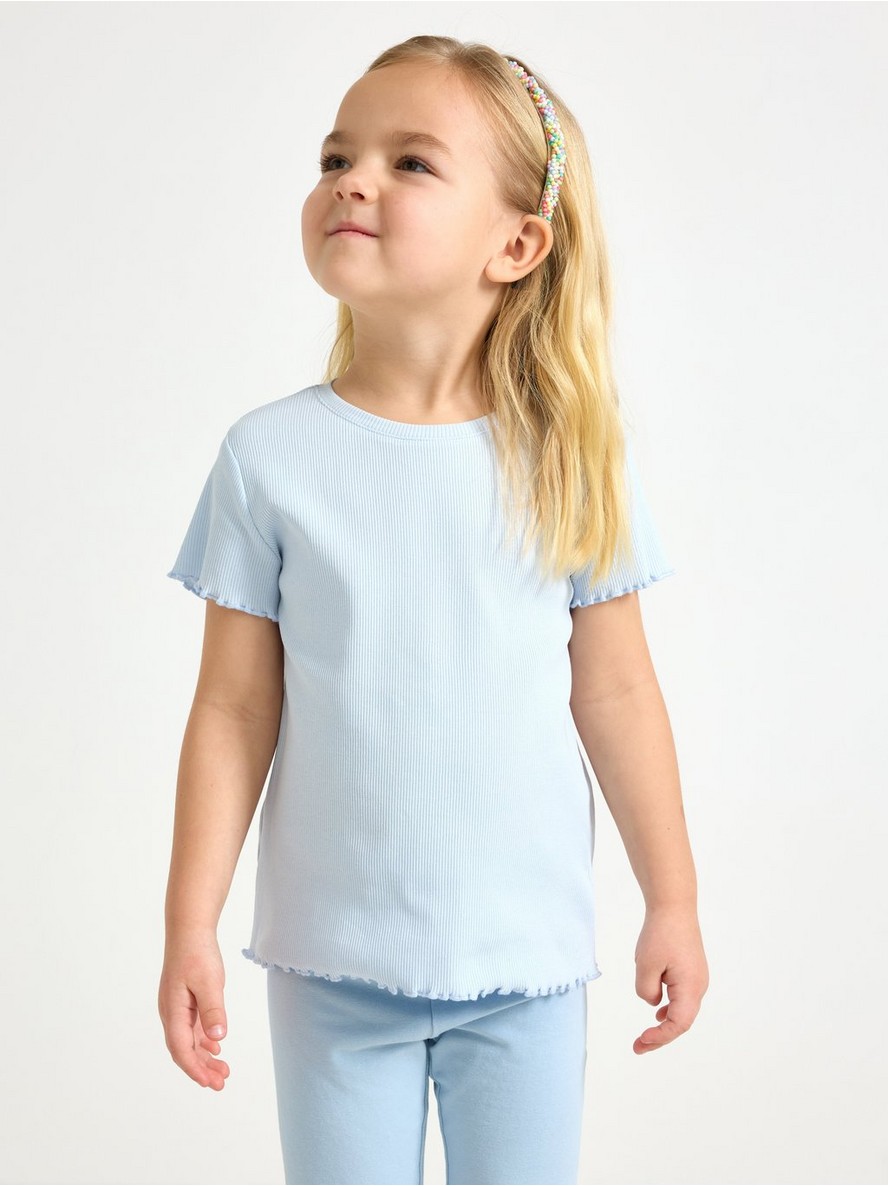 Majica – Short-sleeved ribbed top