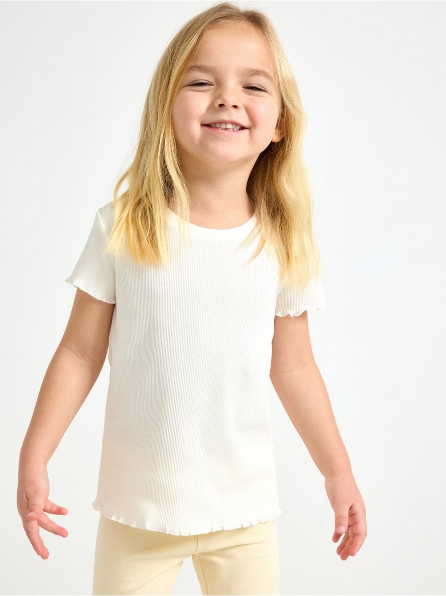 Majica – Short-sleeved ribbed top