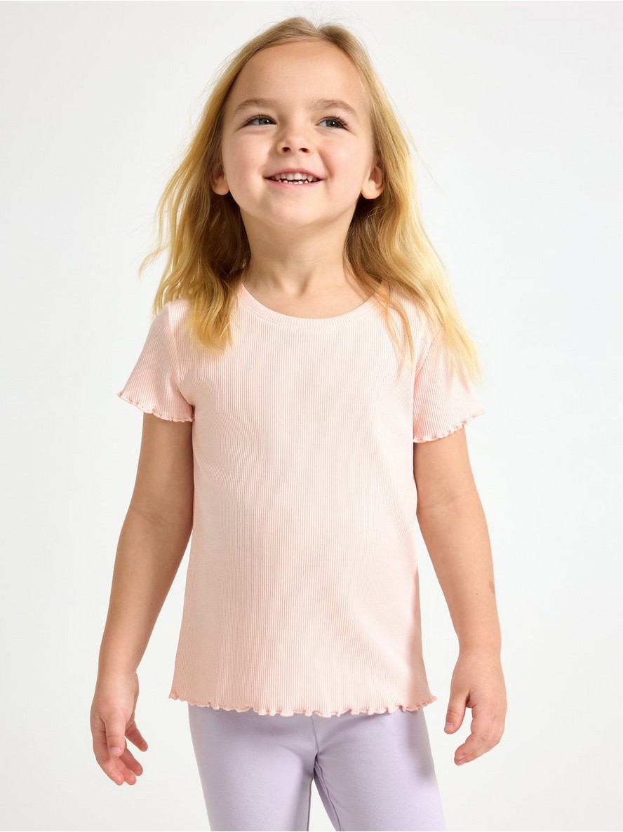 Majica – Short-sleeved ribbed top