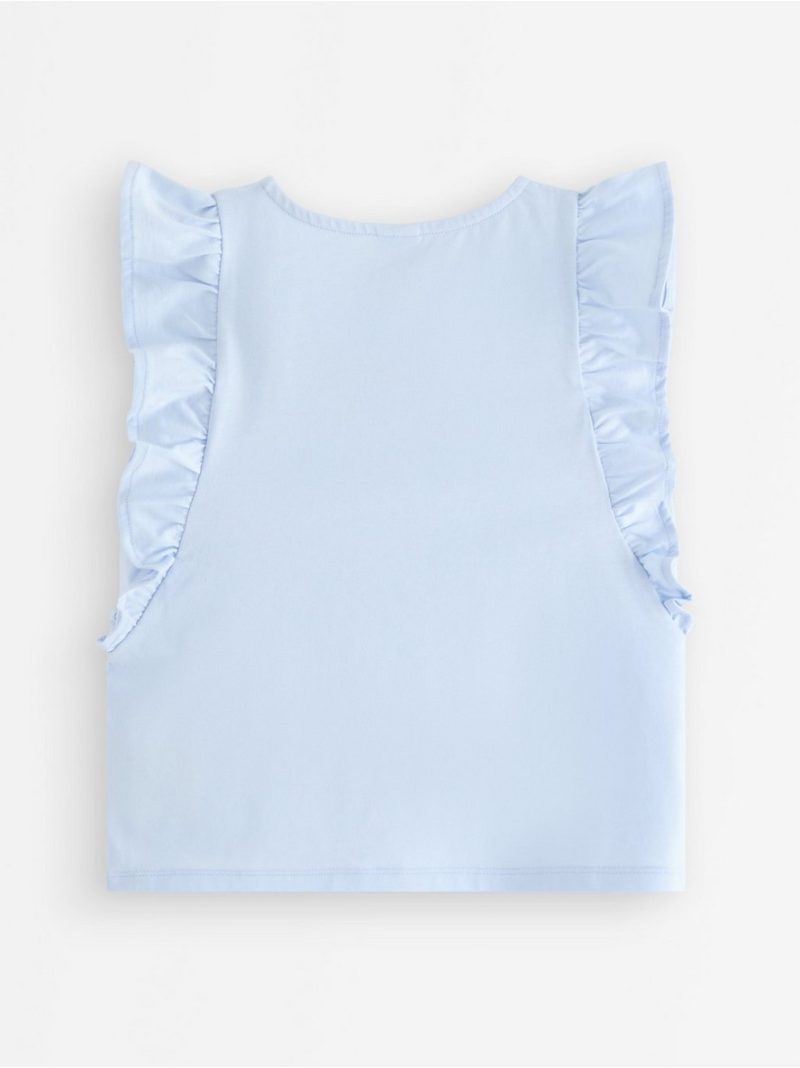 Top with flounce sleeves - 3006250-1355