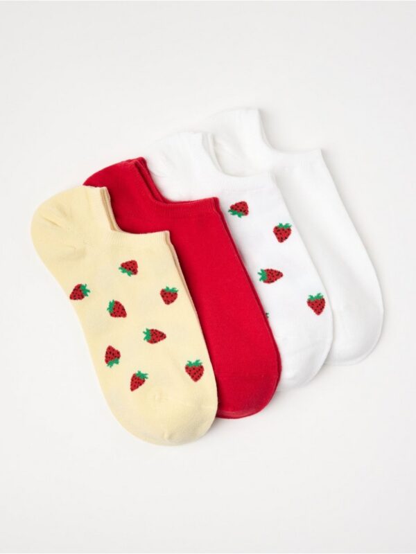 4-pack  low ankle socks - 3006279-70