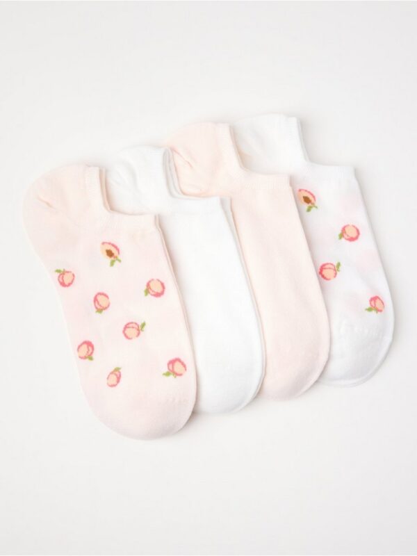 4-pack  low ankle socks - 3006279-9339