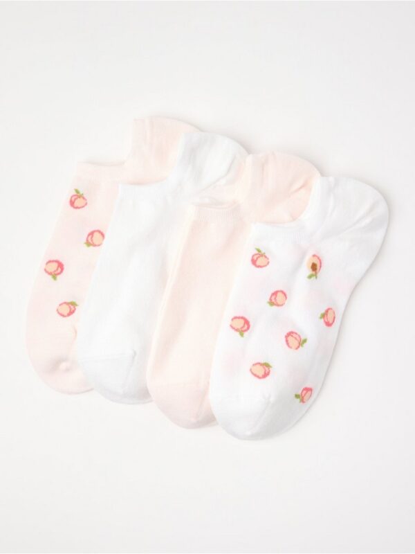 4-pack  low ankle socks - 3006279-9339