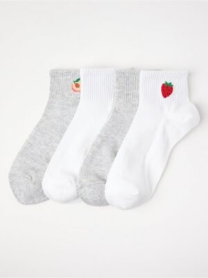 4-pack  high ankle socks - 3006281-2499