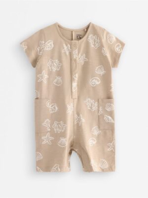 Romper in slub jersey - 3006336-4939