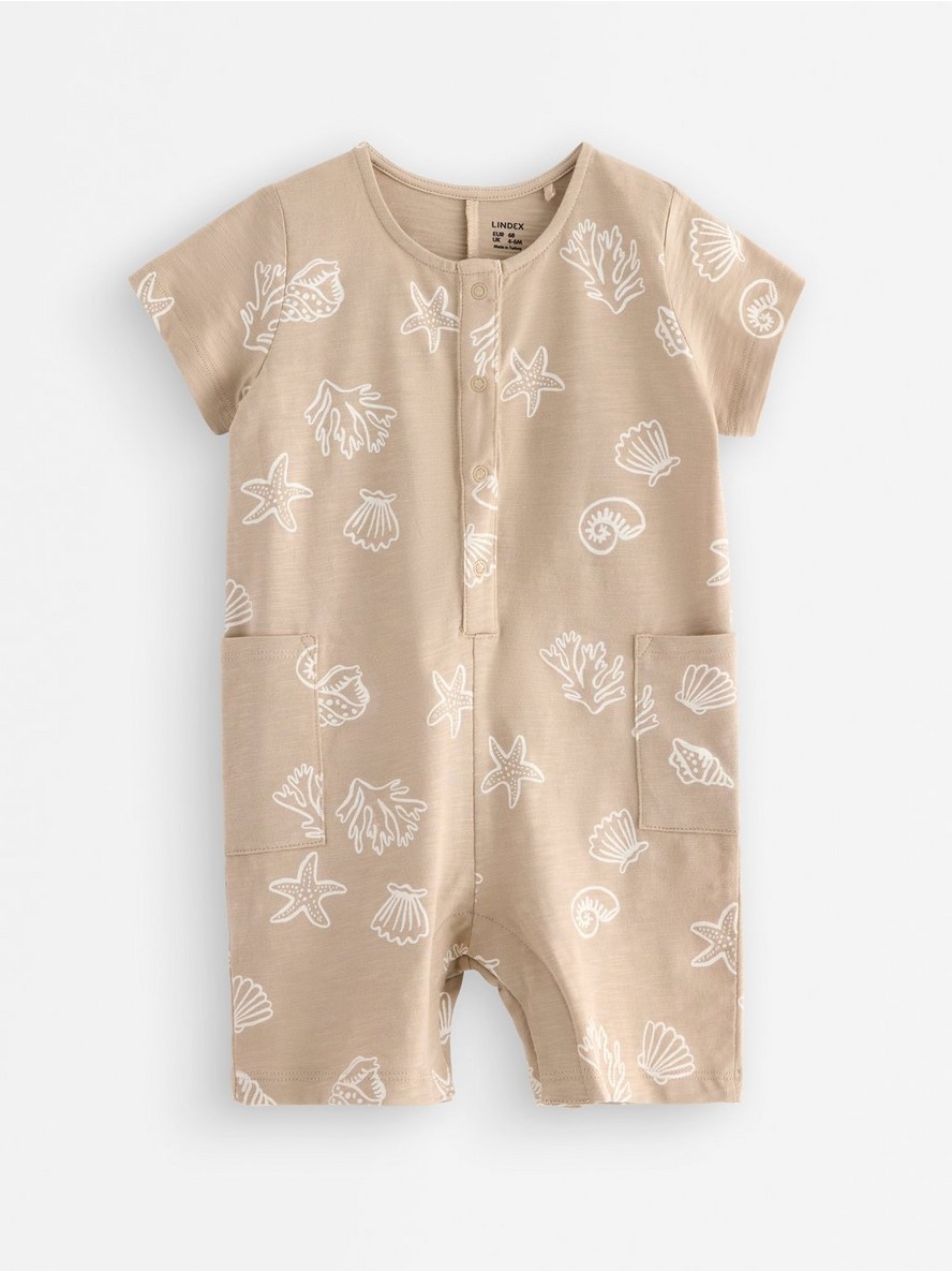 Kombinezon – Romper in slub jersey