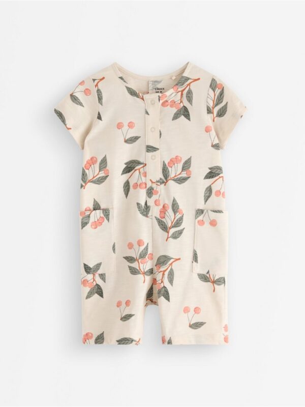 Romper in slub jersey - 3006336-8414