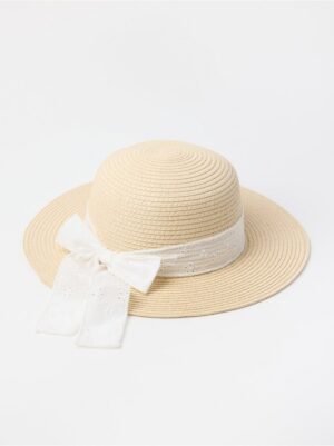 Sun hat with bow - 3006484-311
