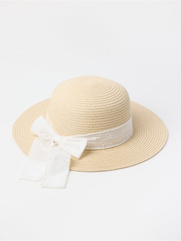 Sun hat with bow - 3006484-311