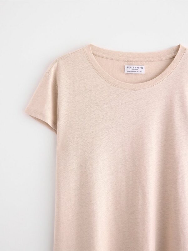 Top in linen blend - 3006518-7704