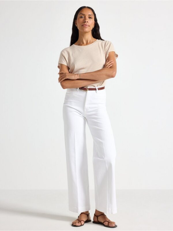 Top in linen blend - 3006518-7704