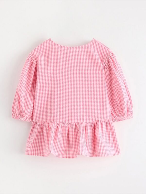 Blouse with puff sleeves - 3006523-2431