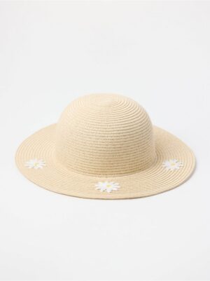 Sun hat with flowers - 3006538-311