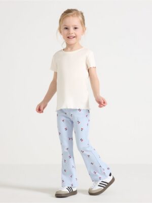 Flared ribbed leggings - 3006539-1355
