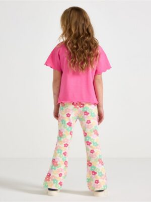 Flared ribbed leggings - 3006539-6728