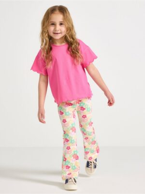 Flared ribbed leggings - 3006539-6728
