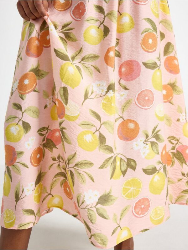 Patterned midi dress - 3006543-7477