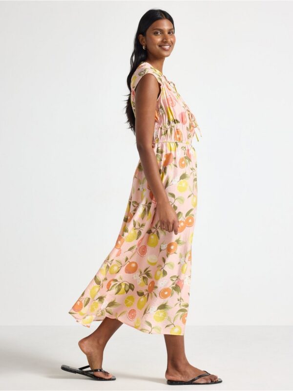 Patterned midi dress - 3006543-7477