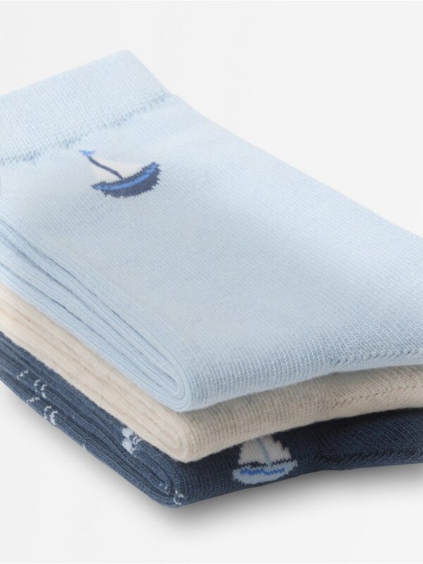 3-pack  socks with anti-slip - 3006564-6584