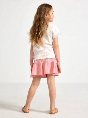Shorts with flounces - 3006592-7550
