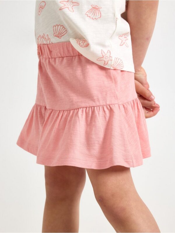 Shorts with flounces - 3006592-7550
