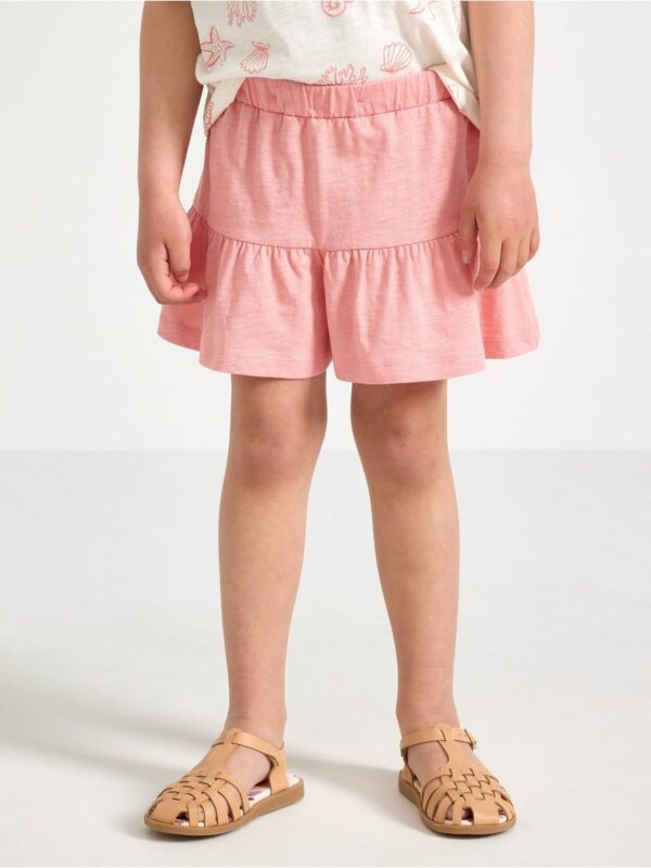 Shorts with flounces - 3006592-7550