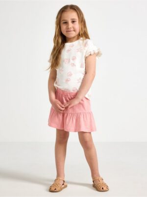 Shorts with flounces - 3006592-7550