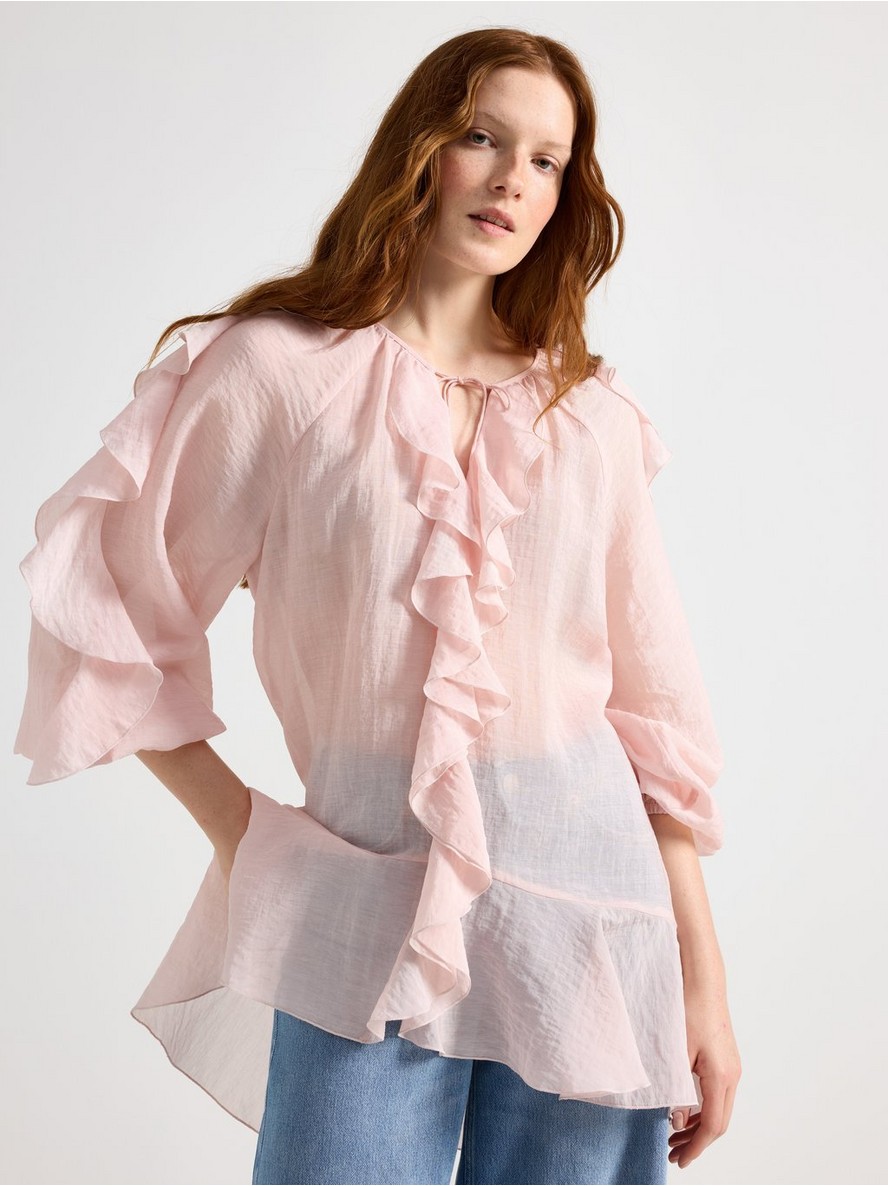 Bluza – Blouse with flounces