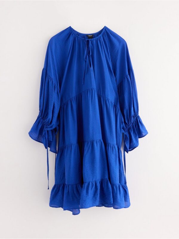 Mini dress with flounces - 3006671-6838