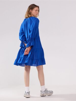 Mini dress with flounces - 3006671-6838