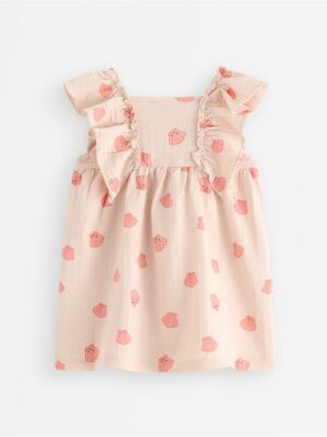 Dress with flounces - 3006777-8160