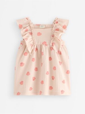 Dress with flounces - 3006777-8160