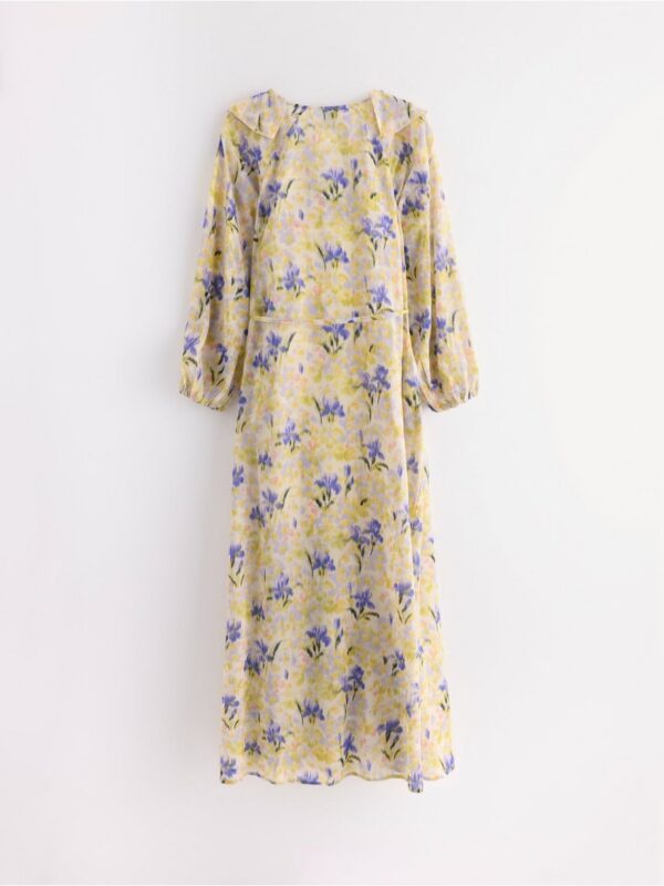 Maxi dress with flounces - 3006792-9613